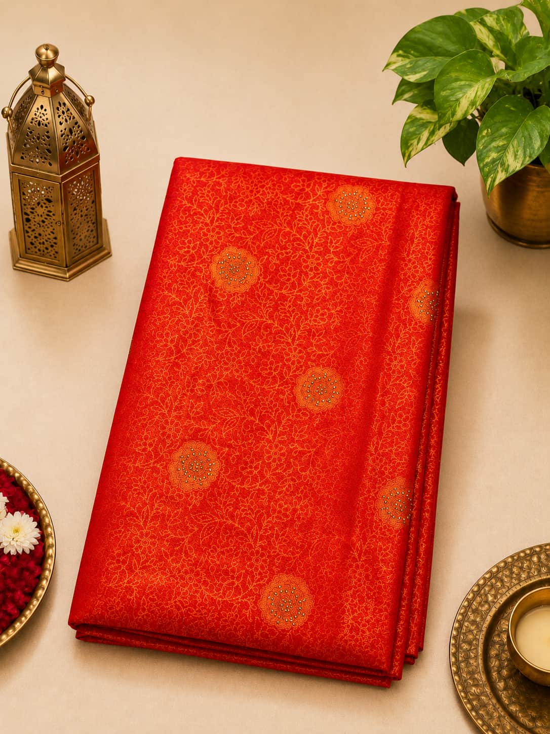 COPPER SILK SAREE